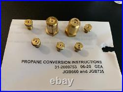 GE propane (LP) orifice conversion kit for models JGB660 & JGB735