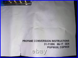 GE propane (LP) orifice conversion kit for models PGP9030 & CGP9530