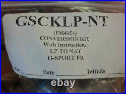 GSCKLP-NT conversion kit BBQ grill LP Propane to natural gas with instructions