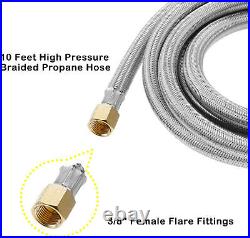 Gas Grill 350-PSI High-Pressure Propane Hose Conversion Coupling 1/4 Male NPT