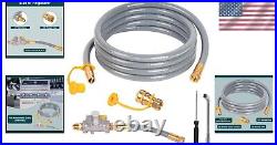 High-Quality Natural Gas Conversion Kit for Monument Grill 12FT Hose Included High-Quality Natural Gas Conversion Kit for Monument Grill 12FT Hose Included
