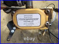 John Deere Propane Conversion Kit Taken Off 661r St859778 & Mounting Bracket