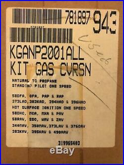 KGANP2001ALL Gas Conversion Kit (Natural Gas To Liquid Propane)