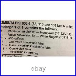 Lenox Alpkt803-1 Natural Gas To Propane Conversion Kit 204373