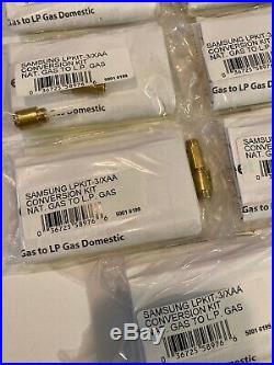 Lot Of 13 New Samsung LPKIT-3 Liquid Propane Conversion Kit for Gas Dryers White