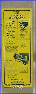 NEW & Sealed Paulin No. 3101 Conversion Kit for Propane Camping Stoves Coleman &