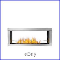 Napoleon Galaxy See Thru Linear Outdoor Fireplace