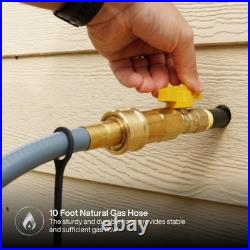 Natural Gas Conversion Kit for Grills Propane to Natural Gas with 10 ft. Ho Natural Gas Conversion Kit for Grills Propane to Natural Gas with 10 ft. Ho