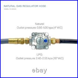 Natural Gas Conversion Kit for Grills Propane to Natural Gas with 10 ft. Ho Natural Gas Conversion Kit for Grills Propane to Natural Gas with 10 ft. Ho