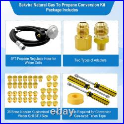 Natural Gas to Propane Conversion Kit, For Weber Natural Gas Conversion Kit, For W