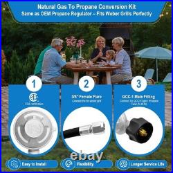 Natural Gas to Propane Conversion Kit for Weber Genesis, Genesis II, for Weber Spi