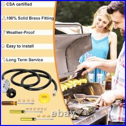 Natural Gas to Propane Conversion Kit for Weber Genesis Series Grills, 5FT Propa