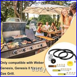 Natural Gas to Propane Conversion Kit for Weber Genesis Series Grills, 5FT Propa
