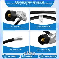 Natural Gas to Propane Conversion Kit for Weber Genesis/Weber Spirit Series Gril Natural Gas to Propane Conversion Kit for Weber Genesis/Weber Spirit Series Gril