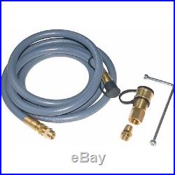 Natural Gas to Propane Grill Conversion Kit, Barbecue BBQ Connector Adapter Hose