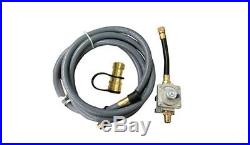 Natural Liquid Propane Gas Grill Conversion Kit, Regulator with Hose