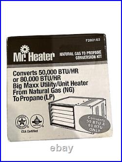 New Mr. Heater Natural Gas to Propane Heater Conversion Kit F260163 Big Maxx