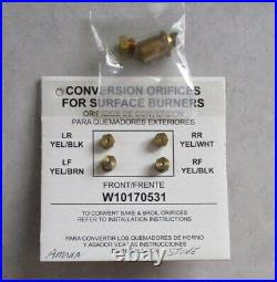 OEM W10170531 Propane Conversion Orifices + Extra for Surface Burners Amana