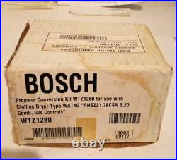 One WTZ1280 Bosch Dryer Lp Propane Conversion Kit with Valve, New Part Open Box