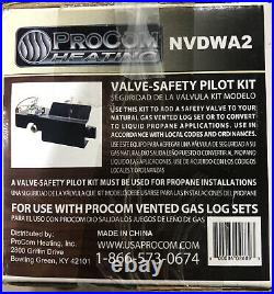 ProCom Safety Pilot Manual Valve Kit And LP Conversion Kit Model NVDWA1