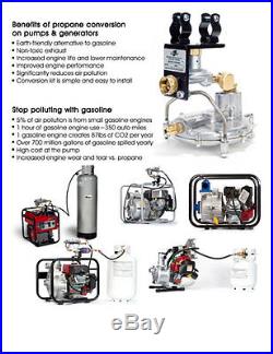 Propane Conversion Kit Gas Engine 4cycle Dual Fuel System. Easy to install kit