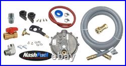 Propane Natural Gas Conversion Fits Honda EB6500X Plastic Ball Valve 25ft Hose