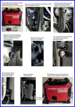 Propane Natural Gas Conversion Fits WEN 56310i Ball Valve 25ft Hose Propane Natural Gas Conversion Fits WEN 56310i Ball Valve 25ft Hose