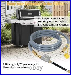 Propane to Natural Gas Conversion Kit Compatible with Nexgrill, Weber