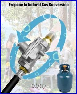 Propane to Natural Gas Conversion Kit Fits Nexgrill Grills 10ft 1/2 Grill Kit Propane to Natural Gas Conversion Kit Fits Nexgrill Grills 10ft 1/2 Grill Kit