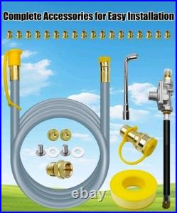 Propane to Natural Gas Conversion Kit Fits Nexgrill Grills 10ft 1/2 Grill Kit Propane to Natural Gas Conversion Kit Fits Nexgrill Grills 10ft 1/2 Grill Kit