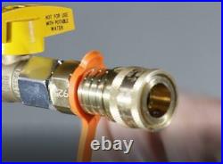 Propane to Natural Gas Conversion Kit With Hose Fitting Orifices Gauges Wrench New