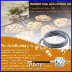Propane to Natural Gas Conversion Kit for Grill Compatible with weber genesis Propane to Natural Gas Conversion Kit for Grill Compatible with weber genesis