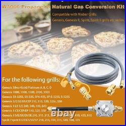 Propane to Natural Gas Conversion Kit for Grill Compatible with weber genesis Propane to Natural Gas Conversion Kit for Grill Compatible with weber genesis