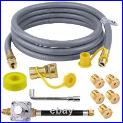 Propane to Natural Gas Conversion Kit for Nexgrill Grills, 10FT 1/2'' Natural Propane to Natural Gas Conversion Kit for Nexgrill Grills, 10FT 1/2'' Natural
