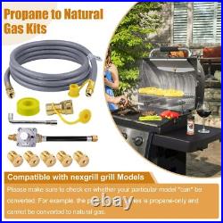Propane to Natural Gas Conversion Kit for Nexgrill Grills, 10FT 1/2'' Natural Propane to Natural Gas Conversion Kit for Nexgrill Grills, 10FT 1/2'' Natural