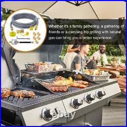 Propane to Natural Gas Conversion Kit for Nexgrill Grills, 10FT 1/2'' Natural Propane to Natural Gas Conversion Kit for Nexgrill Grills, 10FT 1/2'' Natural