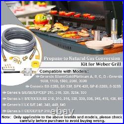 Propane to Natural Gas Grill Conversion Kit for Weber Genesis, Genesis II Spirit Propane to Natural Gas Grill Conversion Kit for Weber Genesis, Genesis II Spirit