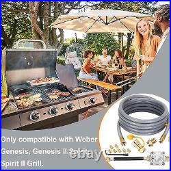 Propane to Natural Gas Grill Conversion Kit for Weber Genesis, Genesis II Spirit Propane to Natural Gas Grill Conversion Kit for Weber Genesis, Genesis II Spirit