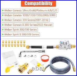 Propane to Natural Gas Grill Conversion Kit for Weber Genesis, Genesis II Spirit Propane to Natural Gas Grill Conversion Kit for Weber Genesis, Genesis II Spirit