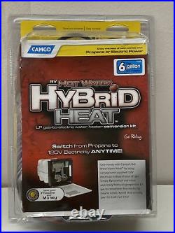 RV 6 Gallon Hot Water Heater Hybrid Conversion Kit Propane Electric Dual Heat