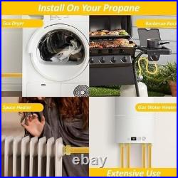 Reliable Propane Pipe Conversion Kit 70FT Corrugated Steel Gas Line Solution Reliable Propane Pipe Conversion Kit 70FT Corrugated Steel Gas Line Solution