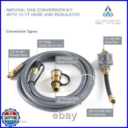 Spire Natural Gas Conversion Kit for Grills Propane to Natural Gas with 10 Spire Natural Gas Conversion Kit for Grills Propane to Natural Gas with 10