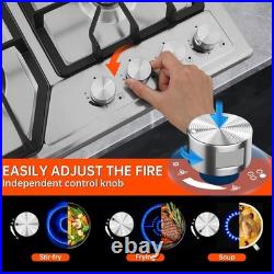 Stainless Steel 4-Burner Gas Cooker with NG/LPG Conversion Kit for Home Chefs Stainless Steel 4-Burner Gas Cooker with NG/LPG Conversion Kit for Home Chefs