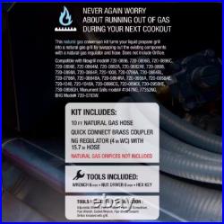 Universal Natural Gas Conversion Kit with 10Ft Hose Universal Natural Gas Conversion Kit with 10Ft Hose