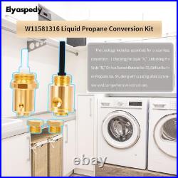 Upgrade W11581316 Liquid Propane Conversion Kit Compatible with Whirlpool- Easy Upgrade W11581316 Liquid Propane Conversion Kit Compatible with Whirlpool- Easy