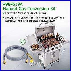 Upgraded 4984619A Natural Gas Conversion Kit, Compatible with Char-Broil Comm