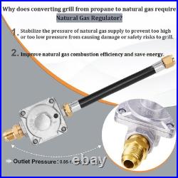 Upgraded Propane to Natural Gas Conversion Kit for Weber Genesis Series Grill Upgraded Propane to Natural Gas Conversion Kit for Weber Genesis Series Grill