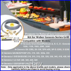 Upgraded Propane to Natural Gas Conversion Kit for Weber Genesis Series Grill Upgraded Propane to Natural Gas Conversion Kit for Weber Genesis Series Grill