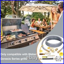 Upgraded Propane to Natural Gas Conversion Kit for Weber Genesis Series Grill Upgraded Propane to Natural Gas Conversion Kit for Weber Genesis Series Grill