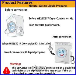 WE25X217 Liquid Propane Conversion Kit(Genuine OEM) Fit for GE, Hotpoint Gas Dry